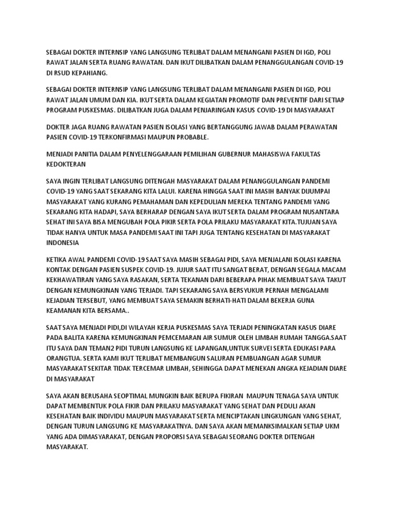 Nusantara Sehat Esai | PDF