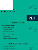 Industrial Policies in India