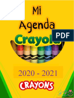 AGENDA ESCOLAR CRAYOLA 2019-2020