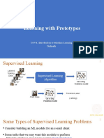 Learning With Prototypes: CS771: Introduction To Machine Learning Nisheeth