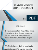 IBADAH MINGGU 1 Mei 2022