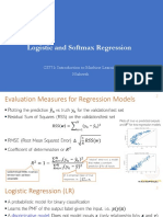 Logistic and Softmax Regression Models