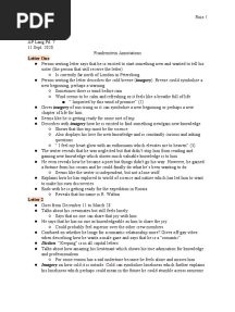 Frankenstein Annotations