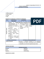 Sesión de Aprendizaje - Iii Ciclo (1°, 2°) - Junio