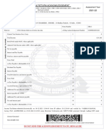 Indian Income Tax Return Acknowledgement Form ITR-3