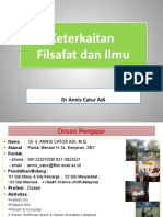 Kerterkaitan Filsafat Dan Ilmu - ACA