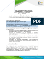 Guía de Actividades y Rúbrica de Evaluación - Unidad 3 - Fase 4 - Vigilancia Epidemiológica y Aplicación de La Epidemiología Ambiental