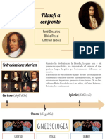 Cartesio Pascal e Leibniz A Confronto