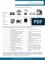 Zero Conditional Appliances Interactive Worksheet
