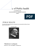 Spm- history of public health