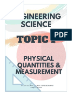 TOPIC 1 - Physical Quantities and Measurement - 24.6.2019