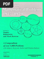 Index To Mathematical Problems 1975 1979