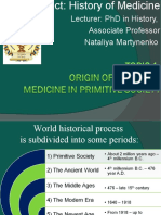 Topic 1 Origin of Medicine