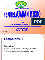 Kamis 4 Maret, Sesi 4 - Pembelajaran Mikro