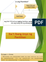 Mga Uri at Anyo NG Panitikan