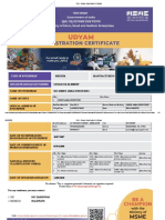 Type of Enterprise: Medium Manufacturing