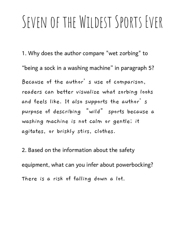 Seven of The Wildest Sports Ever | PDF | Hobbies | Recreation