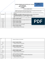 Acadamic Calendar For 2nd Term