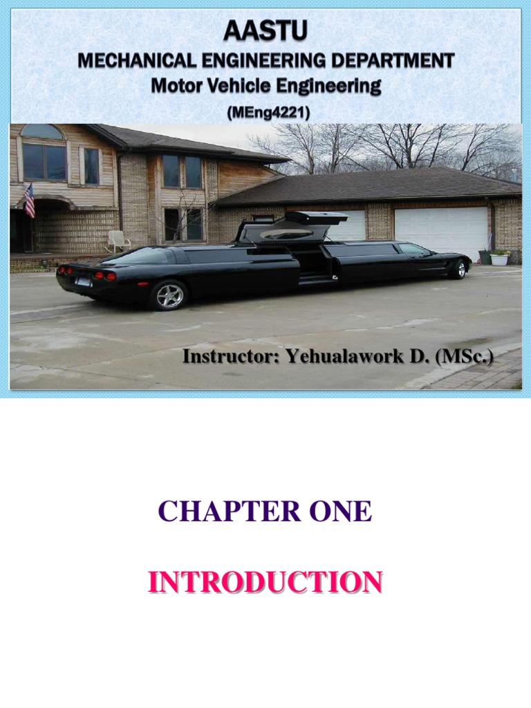 Classification Systems for Motor Vehicles PDF Axle Truck