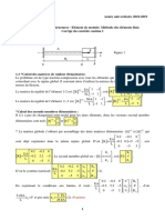 Corrige CC1 Calcul Des Structures 2018 2019