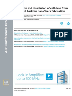 Extraction and Dissolution of Cellulose From