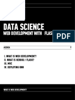 Data Science: Web Development With Flask / Heroku