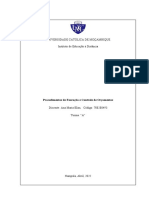 Administracao e Financas Publicas Procedimentos de Execucao de Orcamento