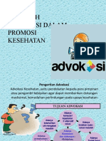 Langkah Advokasi Dalam Promosi Kesehatan