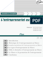Pdfcoffee.com 146964485 l Entrepreunariat Au Maroc Final PDF Free