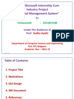 AICTE Microsoft Internship Cum Industry Project "Hospital Management System"