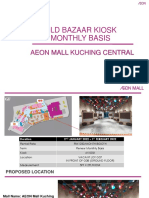 Old Bazaar Kiosk Monthly Basis: Aeon Mall Kuching Central