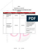 Cronograma Del Curso Estructura y Función de Los Sistemas Del Cuerpo Humano III 2021-II