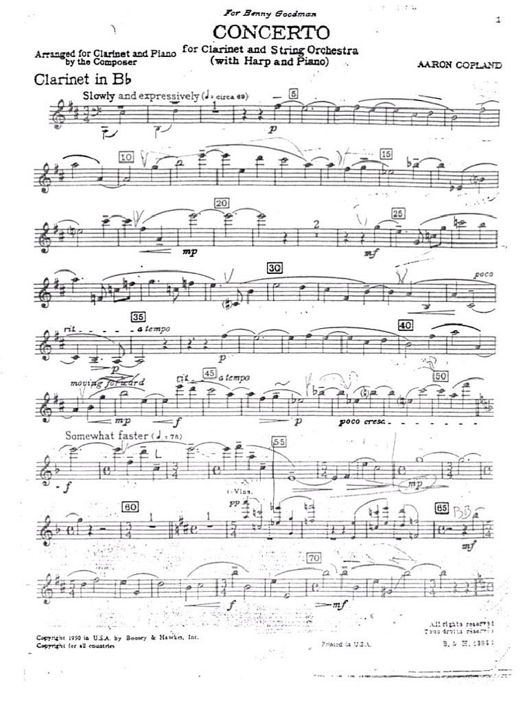 Aaron Copland Concerto PDF