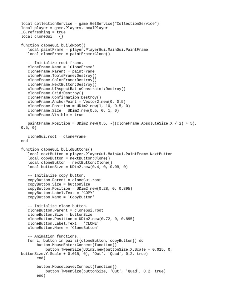 Starving Artist Script for Roblox | PDF | Computing | Computer Science