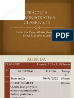 Clase 14 Practica Administrativa