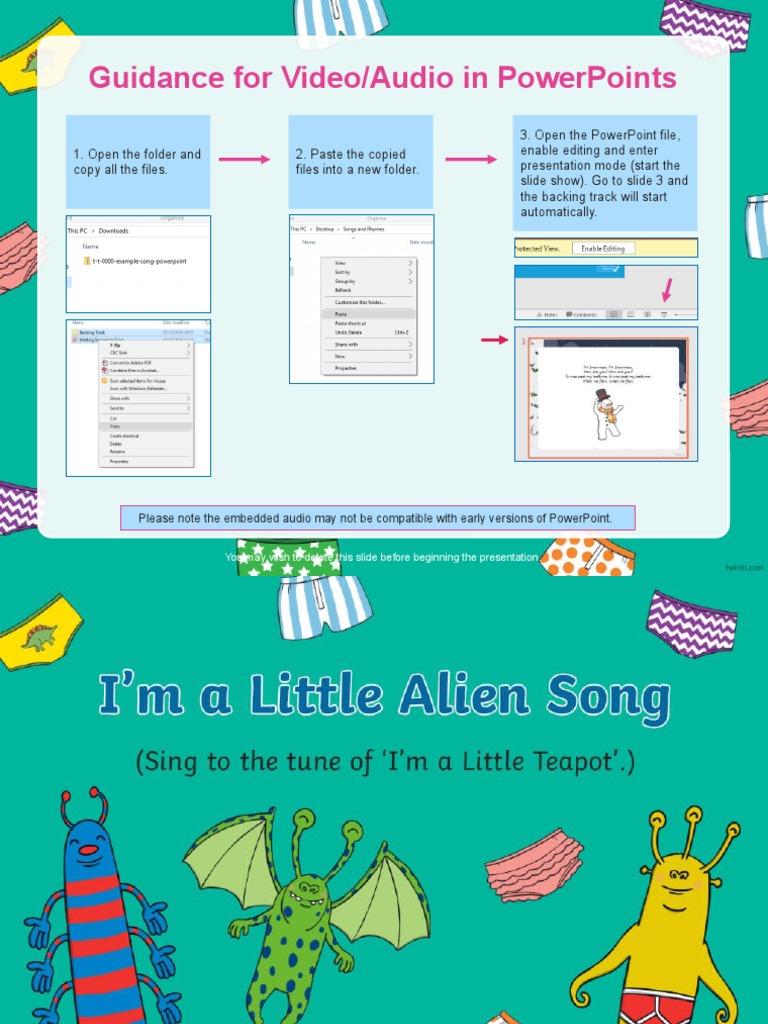 Im A Little Alien Song | PDF