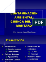 Contaminación Ambiental de La Cuenca Del Río Mantaro
