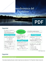 Clase. Fugacidad. Termodinámica Del Equilibrio