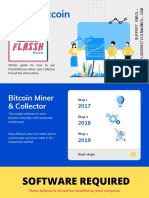 Flasshbitcoin: Starter Guide For How To Use Flasshbitcoins Miner and Collector Find All The Information