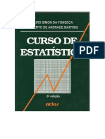 Curso de Estatistica (6 Edicao) - Jairo Simon Da Fonseca