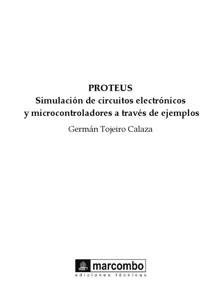 Proteus Manual | PDF | Circuito integrado | Ingenieria Eléctrica