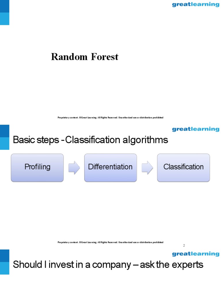 Random Forest | PDF | Cognition | Applied Mathematics