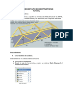 Análisis Estatico de Estructuras