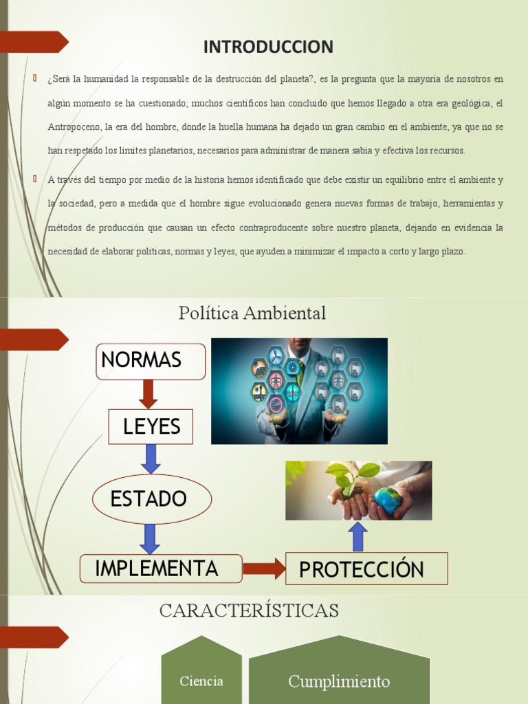 Presentacion de Politica Ambiental | PDF | Sustentabilidad | Política ...