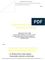 Pregled MKB-11 Revizija Mentalnih Poremecaja