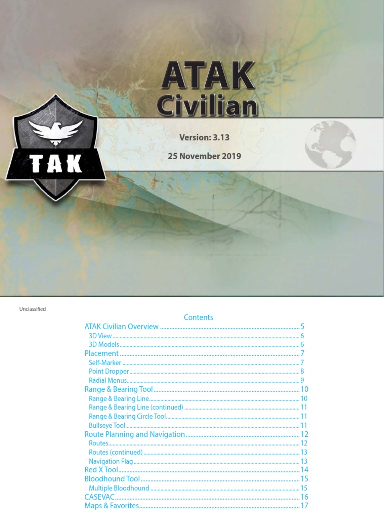 ATAK Civilian User Guide Overview | PDF | Icon (Computing) | Map