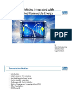 Electric Vehicles Integrated With Distributed Renewable Energy