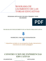 Programa de Fortalecimiento de Las Trayectorias Educativas