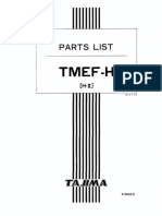 Tmef H (H II) Partslist (9312)