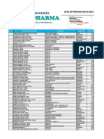 Catalogo Gopharma Mayo Hvca 2022 Excel
